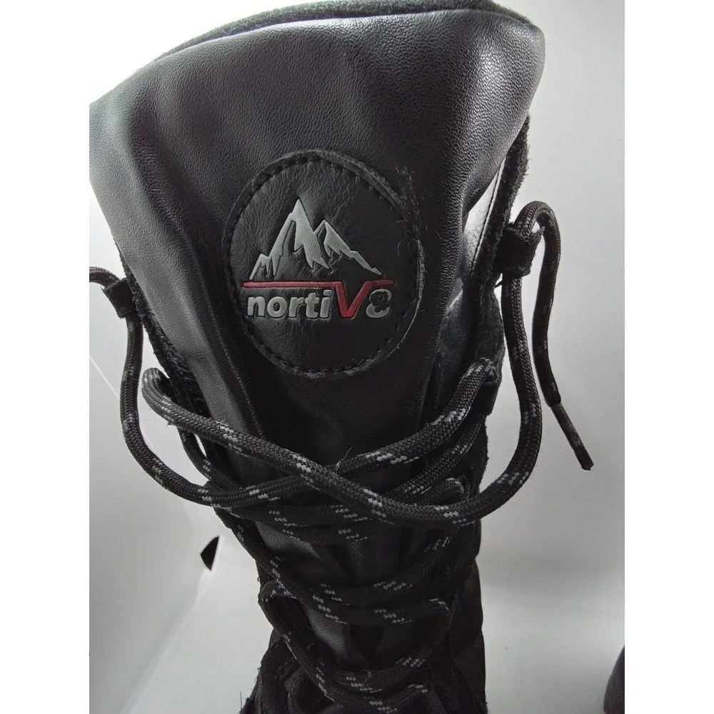 Nortiv8 Thinsulate Boot Ladies Size 9-Quilted Top-Lace Up-Water resistant-11 in.